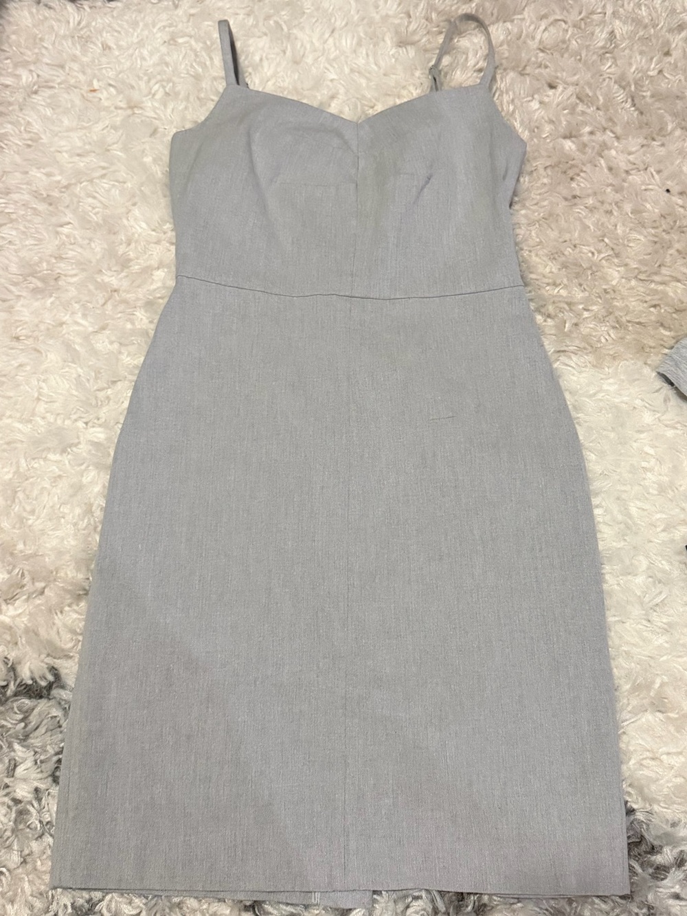 Banana Republic Size 4p Light Gray Sheath Dress